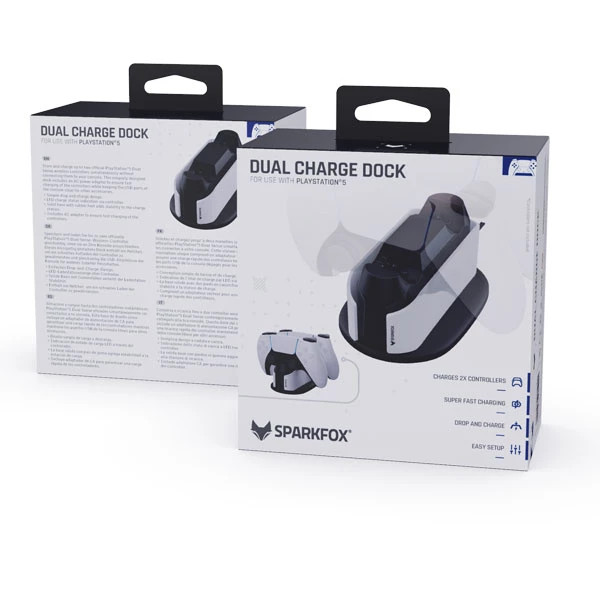 SparkFox W20P504 Dual Charge Dock for Dual Sense