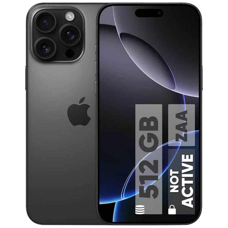 Apple iPhone 16 Pro Max ZAA Dual SIM Storage 512G And RAM 8GB Mobile Phone